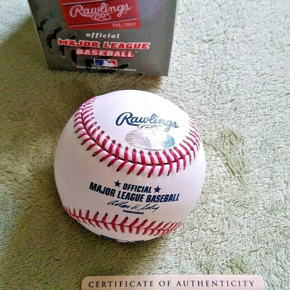 Philip Hughes MLB baseball Autographed hologram